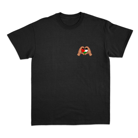 HeartHands for Palestine T-shirt